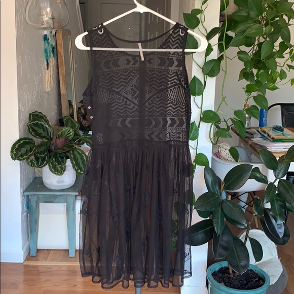 Free People mesh slip/mini dress - Picture 2 of 6